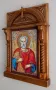 Домашен иконостас " Св. Мина "- икона с декупаж, снимка 2