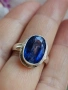 Красив сребърен пръстен с Кианит, снимка 4