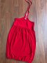 Червена къса рокля с камъни, снимка 1