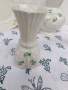 Малка ваза Belleek Shamrock Basketweave, снимка 1