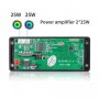 Mp 3 player 2*25W, DC 7V - 15V, модул за вграждане с Bluetooth 5.0, папки, Sd, Fm, Aux, REC, Call , снимка 2