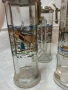Немски стари стъклени масивни халби 5 броя с животни ,доста масивни 23 см височина., снимка 8