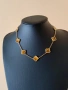 Златно дамско колие с 10 детелини от тигрово око, Van Cleef & Arpels, снимка 3
