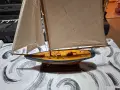Дървена декоративта яхта, снимка 3