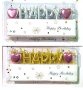 Happy Birthday честит Рожден ден букви розови сребристи златисти свещи за торта Рожден ден