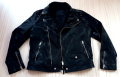 All Saints Crow Biker Leather Jacket Mens Size S ОРИГИНАЛ! Ест. кожа!, снимка 1