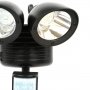 Нов Модел Двуглава соларна лампа датчик за движение