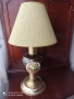 Настолна лампа порцелан и месинг , снимка 5