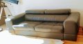 Кожен диван естествена кожа, снимка 1 - Дивани и мека мебел - 42764720