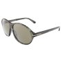 TOM FORD Tyler Transparent Marble Oval Sunglasses Слънчеви Очила, снимка 3
