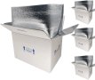 CH-BOX Thermo Chill двойно изолирана кутия с подложка, 4 бр 37x24x26cm, снимка 1 - Други стоки за дома - 42233055