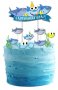 11 бр Бебе Акули Baby Shark топери украса декор за кексчета мъфини парти , снимка 2