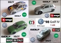 Bburago Volkswagen Golf IV '98 - Made in Italy 1:43, снимка 1