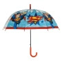 Детски прозрачен червен чадър Superman автоматичен_1242386, снимка 2