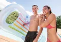 Надуваем дюшек кресло King Kool INTEX, 160 х 85 см, PVC, сив/син, снимка 4