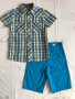 детски къси панталони с риза 128-134 см, снимка 1