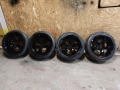 Алуминиеви джанти 5x120 с гуми R17 BMW E60, снимка 2