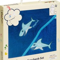 Playshoes 330903 Подаръчен комплект Shark Blue, снимка 1 - Комплекти за бебе - 38397029