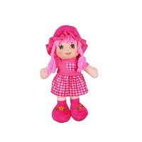 Мека парцалена кукла с плитки и шапка, 35 см, варианти Код: 55598-1, снимка 3 - Кукли - 44296758