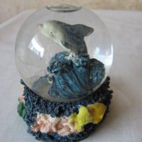 Стъклена топка - делфин, снимка 2 - Други - 29461071
