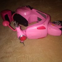  Ретро 2008 Barbie Pink Vespa Scooter Bike, снимка 7 - Кукли - 32075949