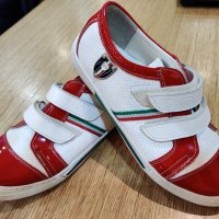 Чисто нови детски обувки от естествена кожа, лого D&G, снимка 1 - Детски обувки - 38749980