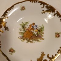 порцеланови чинии с позлата Ромео и Жулиета полски порцелан Wawel, снимка 5 - Чинии - 44464705