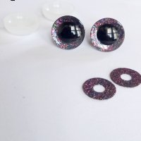 3D 20мм блестящи очички за амигуруми, плетени играчки, снимка 9 - Други - 35286424