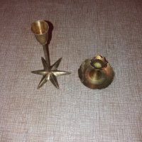 бронзови свещници, снимка 1 - Антикварни и старинни предмети - 28347718