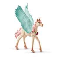 Фигурки Schleich ПЕГАС ЕДНОРОГ С УКРАСА - КОНЧЕ 70575, снимка 1 - Фигурки - 44430123