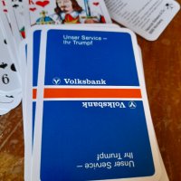 Стари карти за игра Volksbank, снимка 4 - Други ценни предмети - 42796485