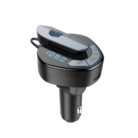 FM трансмитер Блутут със Handsfree Digital One SP00922 V8  Bluetooth v.5.0 + USB, снимка 2 - Слушалки, hands-free - 44526063