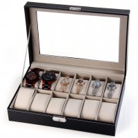 Луксозна кутия за 10 или 12 броя часовници, снимка 3 - Мъжки - 32167856