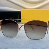 Fendi 2020 дамски слънчеви очила с камъни, снимка 3 - Слънчеви и диоптрични очила - 30747836