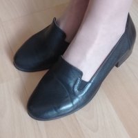 Ежедневни дамски обувки от естествена кожа, снимка 1 - Дамски ежедневни обувки - 44349874