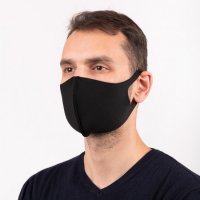 Черна Неопренова маски за лице, снимка 2 - Медицински консумативи - 31809014