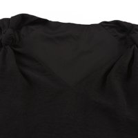 Дамски топ в черно с ефектни презрамки с възел, снимка 5 - Корсети, бюстиета, топове - 42766857