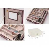 Луксозна кутия за бижута с огледало и много отделения - модел 2010, снимка 7 - Други - 34230355