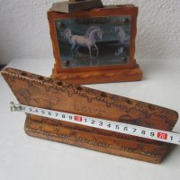 4 бр дървени моливници, снимка 1 - Други ценни предмети - 29743292