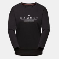Дамска памучна блуза Mammut Core ML Crew, черна, размер М и XL, снимка 1 - Блузи с дълъг ръкав и пуловери - 42355146