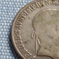 Сребърна монета 20 крайцера 1846г. Фердинанд първи Будапеща Унгария 13704, снимка 4 - Нумизматика и бонистика - 42888487