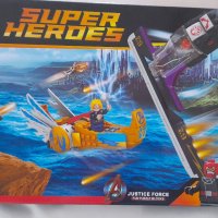 Конструктор тип лего- Непобедимите герои- Торн,Спайдермен с 232 части,за деца над 6 години , снимка 2 - Конструктори - 38499241