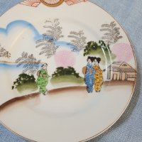 Японски порцеланови десертни чинии , снимка 4 - Антикварни и старинни предмети - 31974075