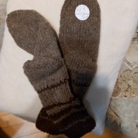 Ръчно плетени вълнени чорапи размер 43, снимка 1 - Мъжки чорапи - 39399703