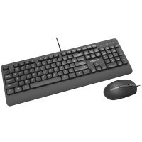 Клавиатура + Мишка USB CANYON CNE-CSET4-BG Комплект мултимедийна клавиатура и мишка , снимка 3 - Клавиатури и мишки - 31899803