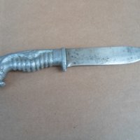 Старинен боен,окопен нож от 1Световна Война, снимка 1 - Антикварни и старинни предмети - 35114959
