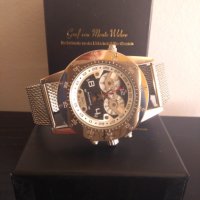 Мъжки часовник Graf von Monte Wehro Ново!, снимка 3 - Мъжки - 42205022