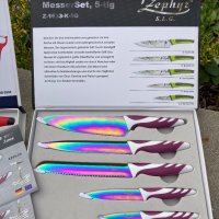 Комплект професионални ножове - Zephyr / Renberg - Чисто Нови , снимка 5 - Прибори за хранене, готвене и сервиране - 28451128