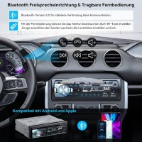 Автомобилно радио с CD BluetoothD1901,MP3,FM радио,2 USB порта за музика и зареждане,Нands free, снимка 8 - MP3 и MP4 плеъри - 42427803