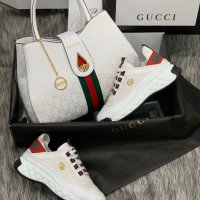 Дамски спортни обувки и чанта Gucci код 137, снимка 1 - Дамски ежедневни обувки - 33753734